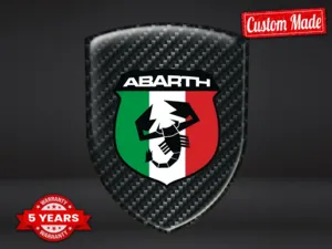Fiat Abarth Auto Abzeichen Pro Max Robust Elegant Leistung